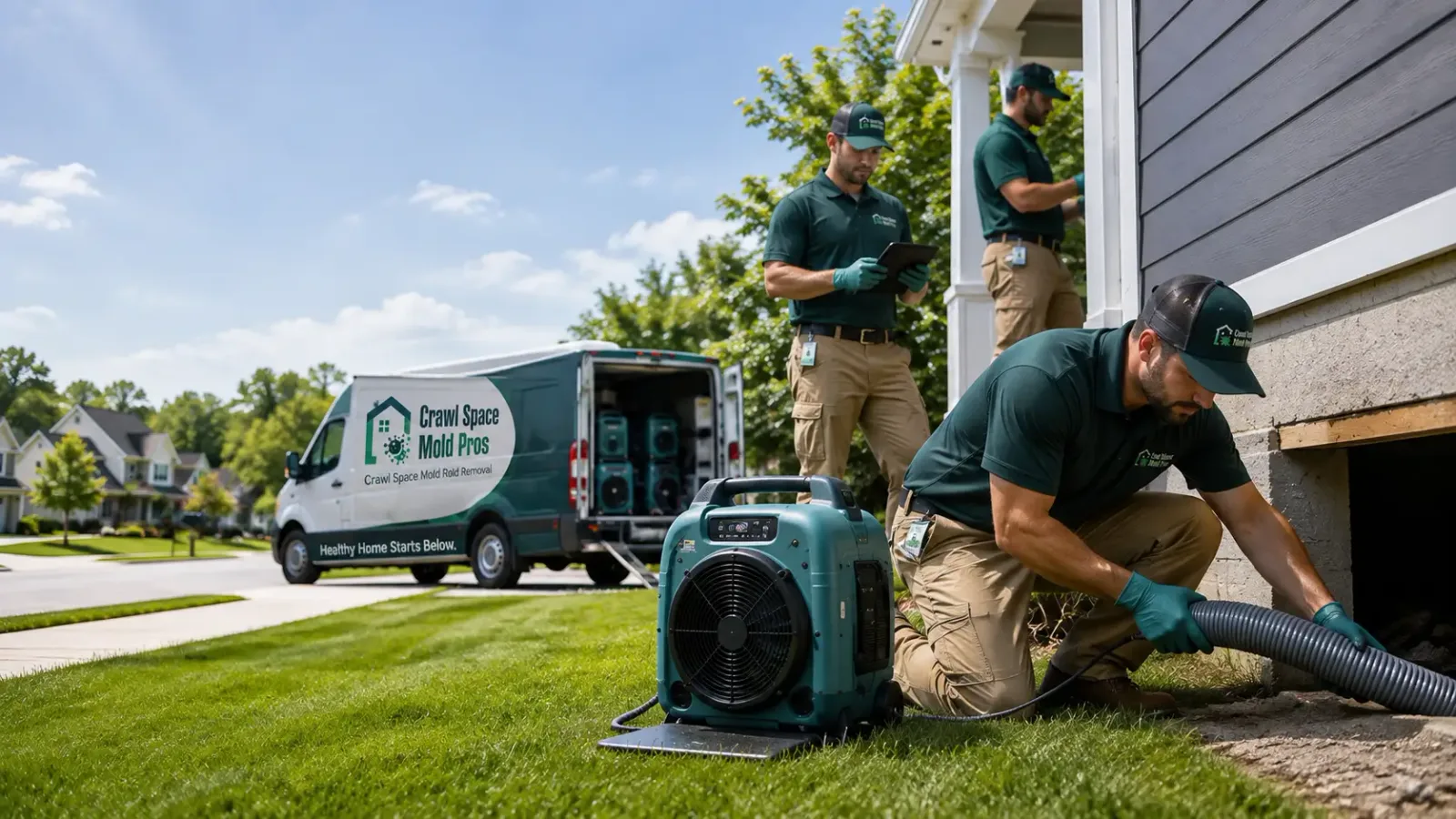 Crawl Space Mold Removal in Palmyra, NE